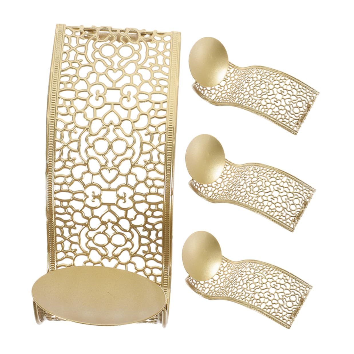 Soporte de pared para velas contra el desorden: candelabros metálicos colgantes retro de salón