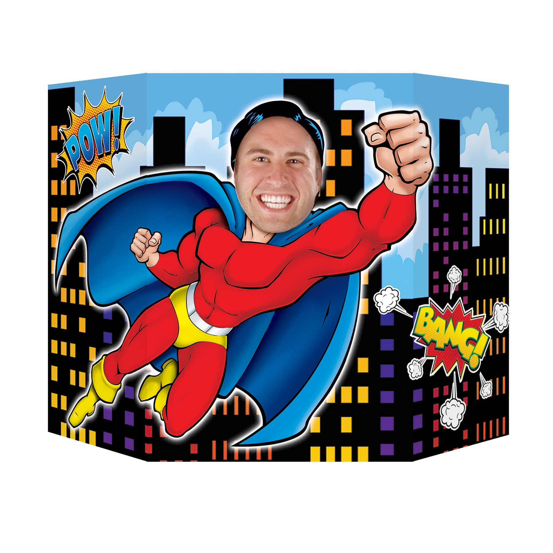 Beistle Multicolor Hero Photo Prop