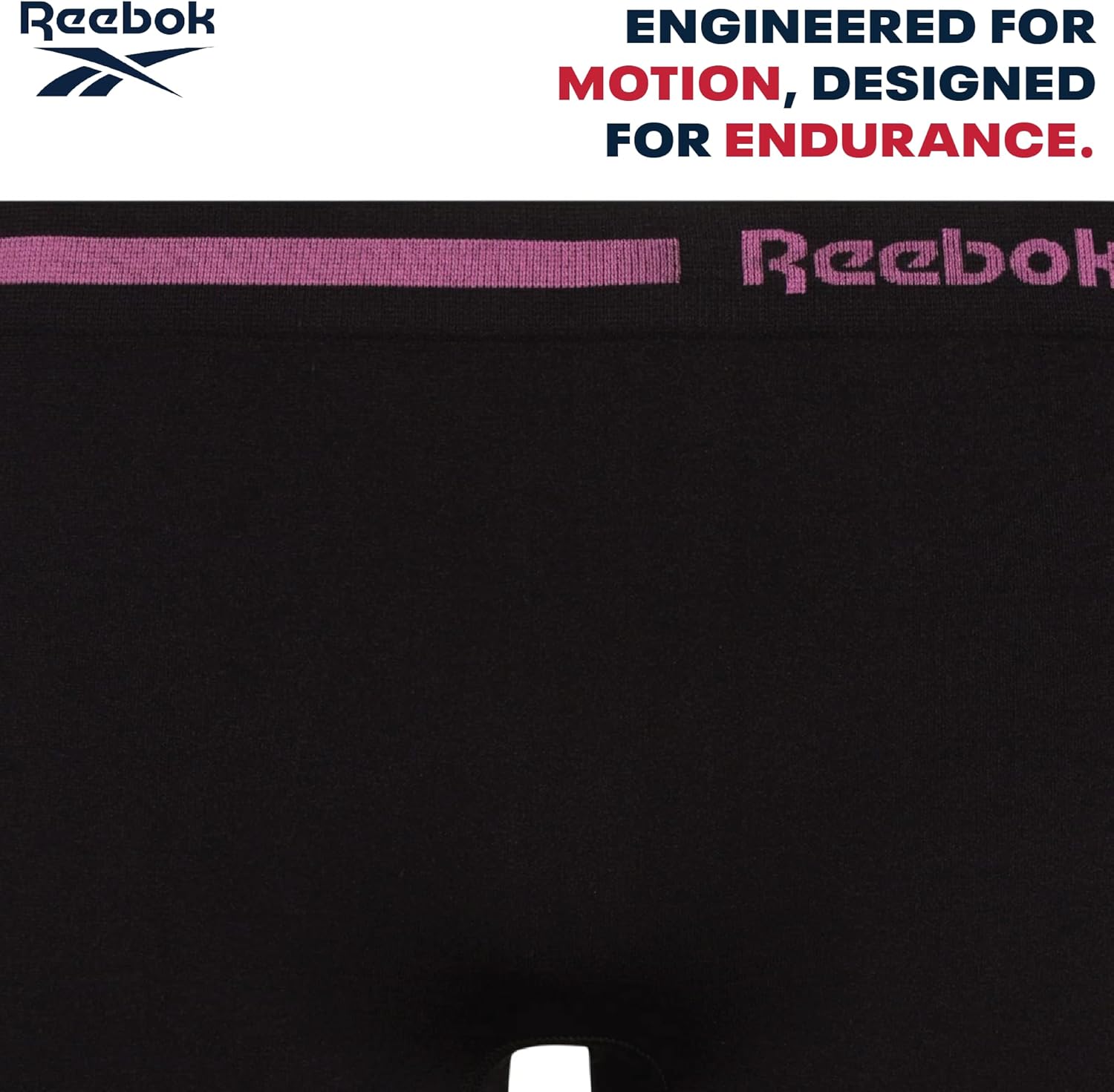 Reebok Girls Boyshorts Underwear - 4 Pack 3" Inseam Soft Performance Stretch Shorties - Tag-Free Seamless Underwear - Image 6