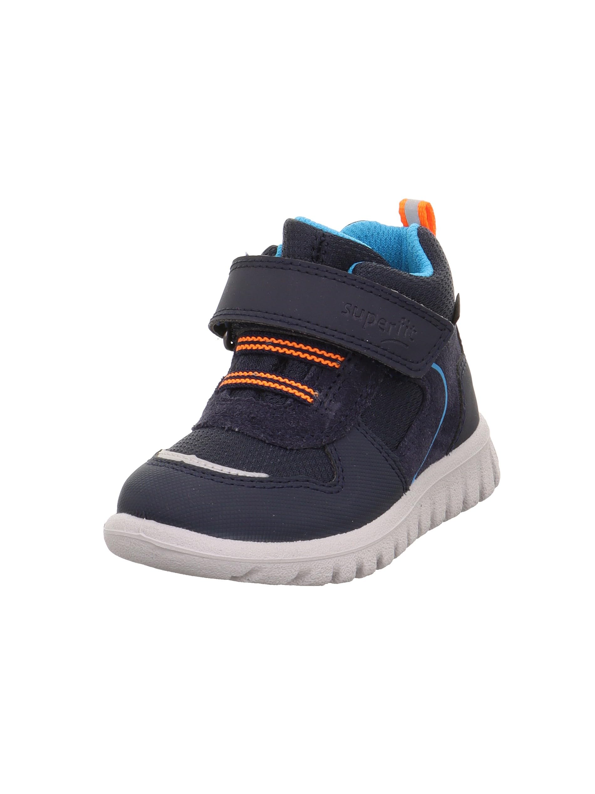 Superfit Jungen Baby Jungen Sport7 Mini Baby Jungen Leicht Gefütterte Gore-tex Blau/Türkis 8030Sneaker