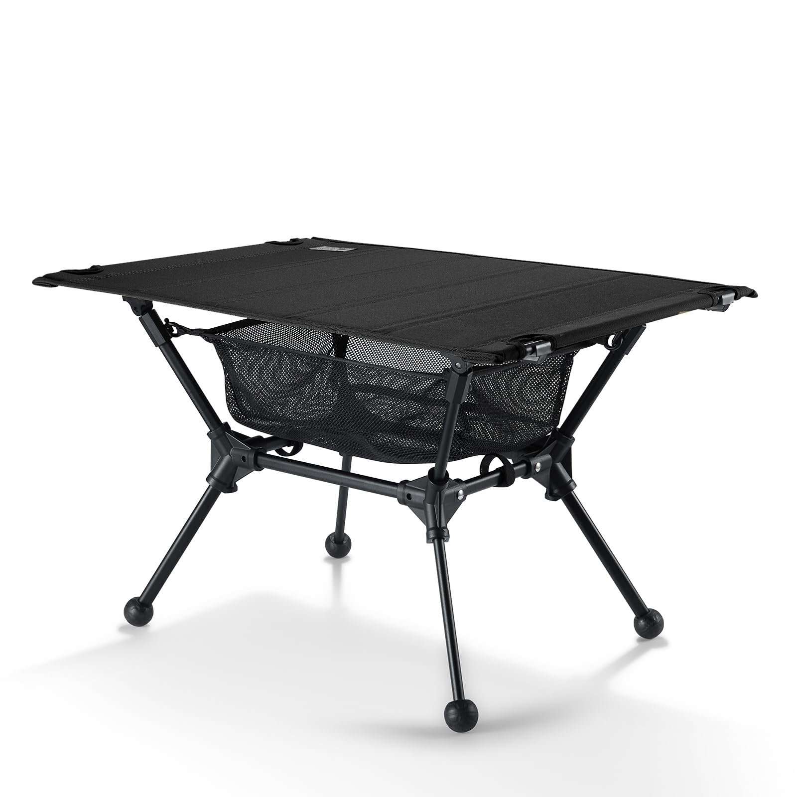ONETIGRISDipper Camping Table, Lightweight Portable Folding Table with Mesh Storage Net, High/Low Options, Ideal for Camping, Hiking, Tailgating, Beach, Picnic, Travel, Backyard