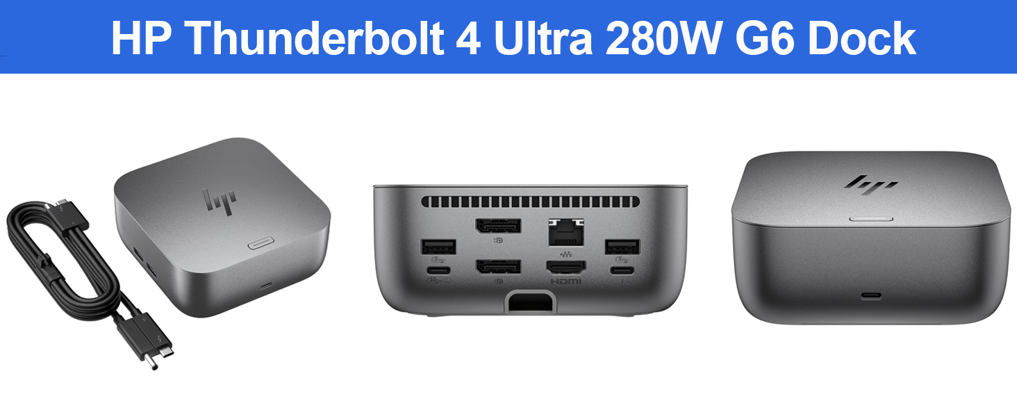 Amazon.com: HP Thunderbolt Dock 280W G4 with Combo Cable