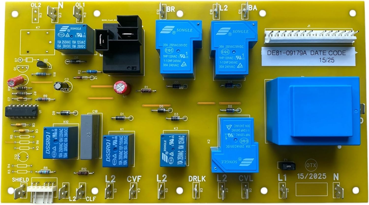 DE81-09179A Relay Board Replacement Parts Compatible with Dacor Range Oven