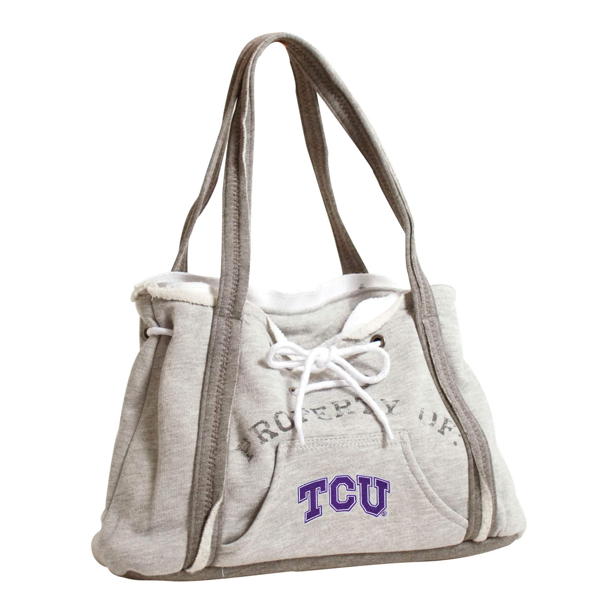 Littlearth NCAA TCU Damen Kapuzenpullover mit Horned Frogs, Grau, 24,1 x 39,4 x 10,2 cm