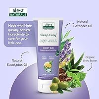Vista 5 de Aleva Naturals Masaje calmante y cómodo para el pecho, suave y fácil de usar, cuidado saludable del bebé, aromas refrescantes de aceites