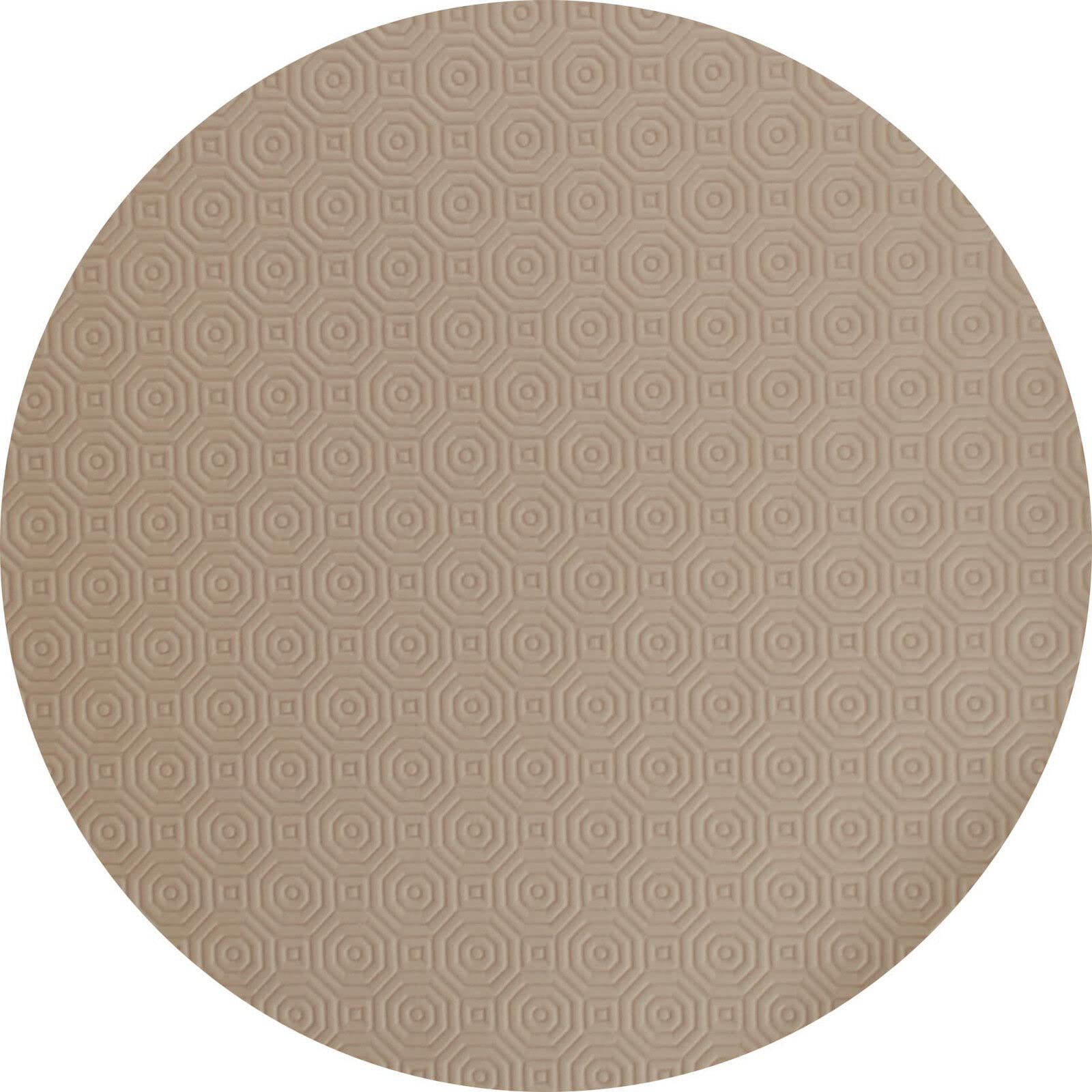 Karina Home ROUND Table Protector and Colours (Beige, 110cm) — image 1