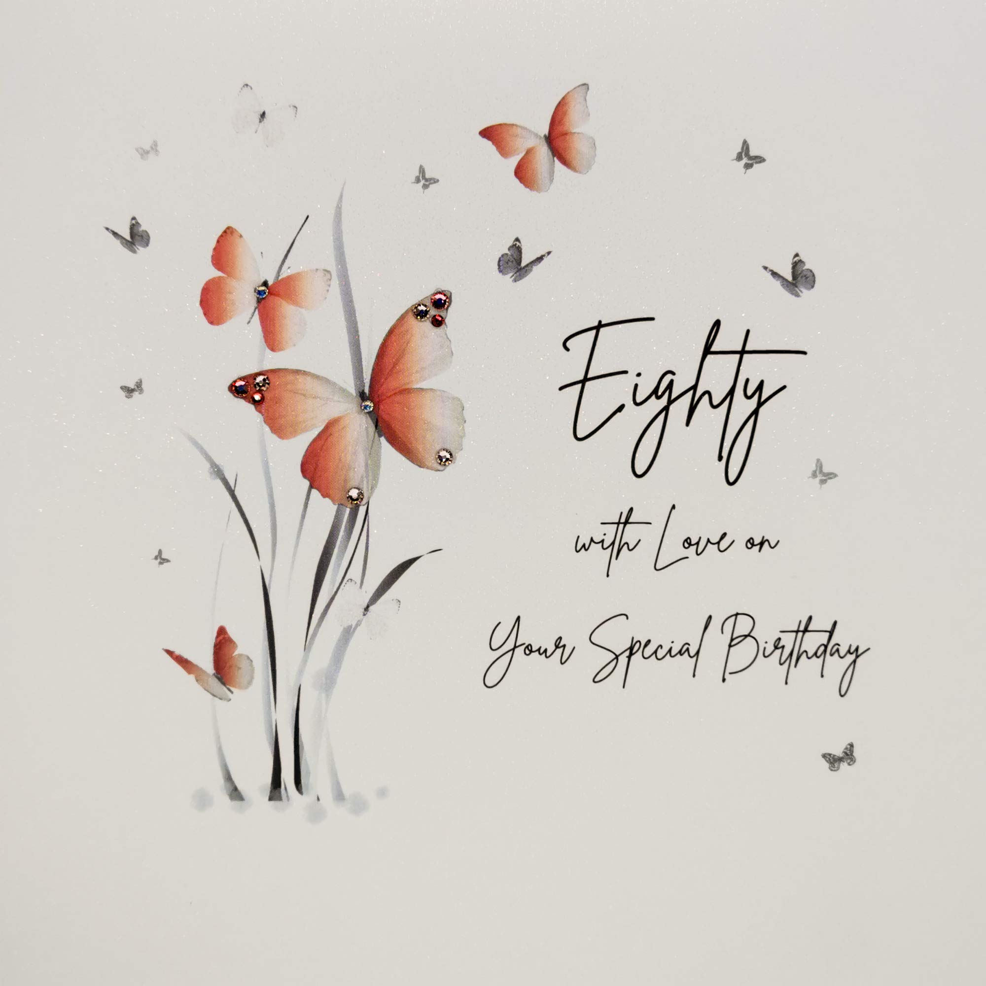 Five Dollar Shake Birthday Card, 80th Birthday Card Eighty, with Love on your Special Birthday #JZ24