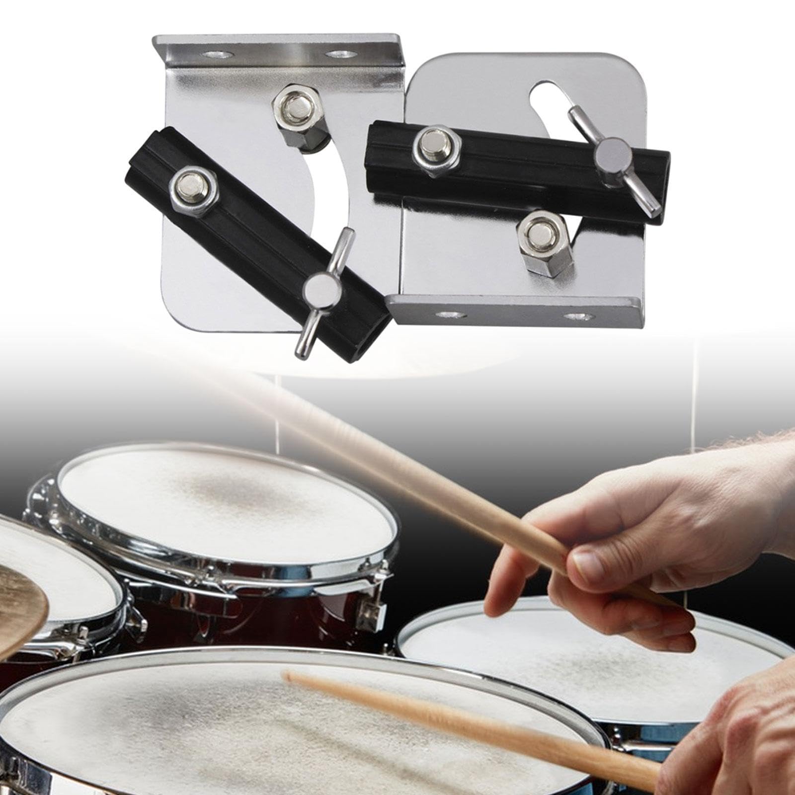 Garende Set of 2 Drum Strap Mounting Rack with Screw for Percussion Parts