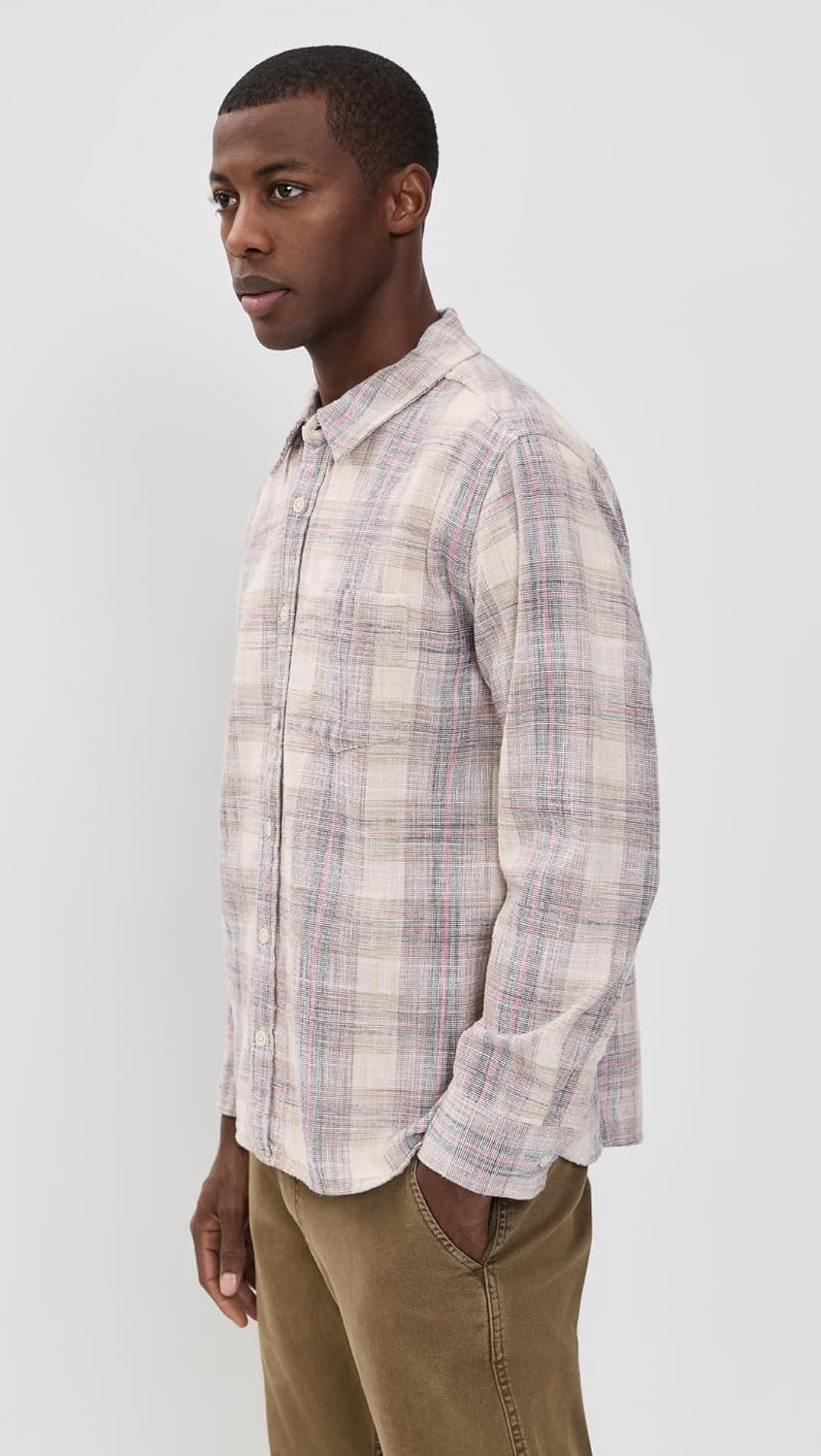 Corridor Men's Rosewood Plaid Flannel Shirt - Image 3