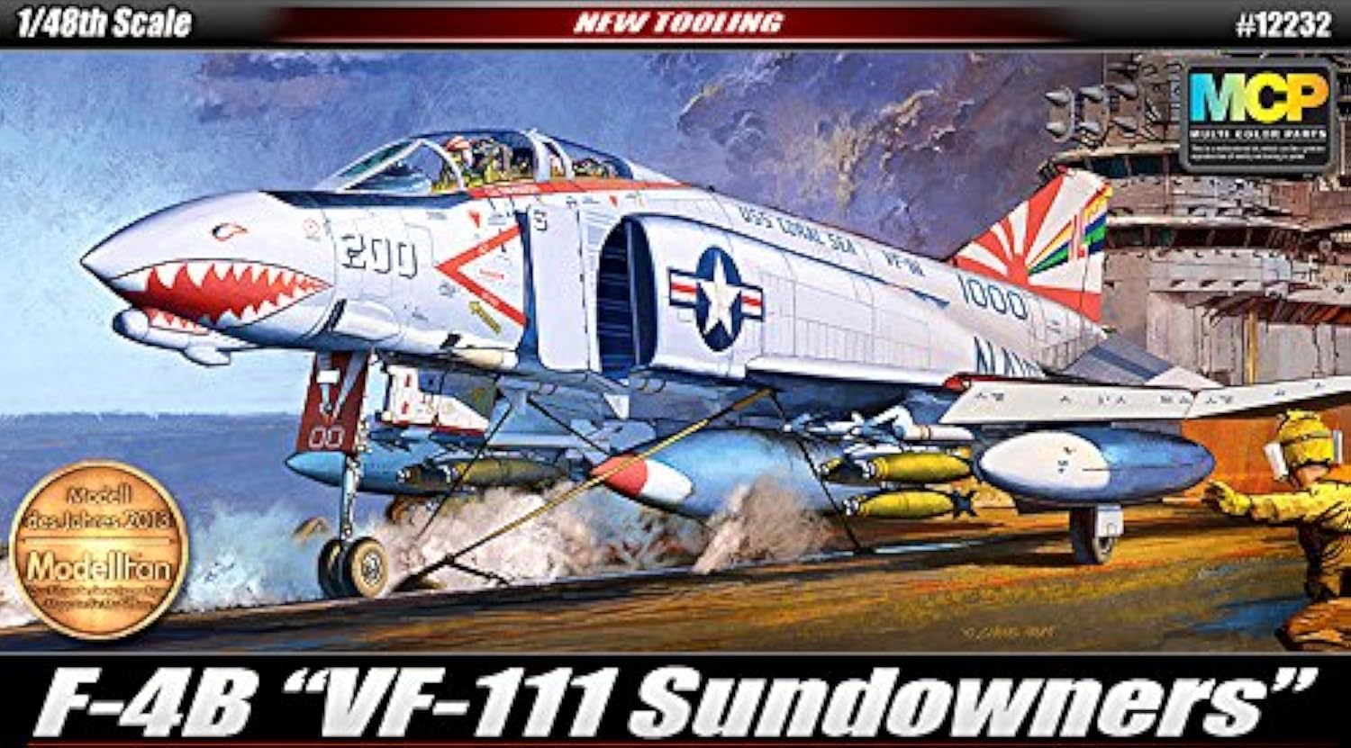 ACADEMY HOBBY MODEL KITS 1/48 F-4B VF-111 Sundowners #12232
