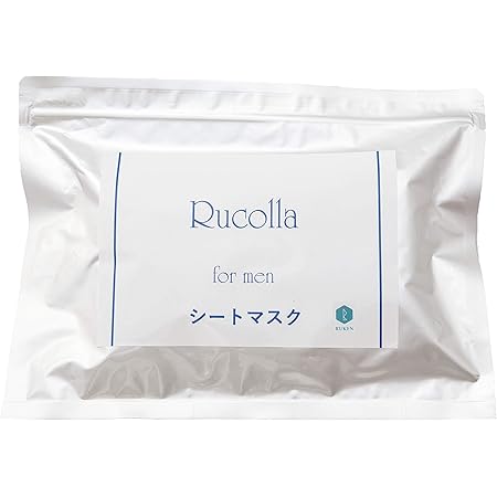Amazon 男性用 シートマスク メンズコスメ フェイス パック 25枚入り ルウ研究所 ルコラ フェイスパック 通販
