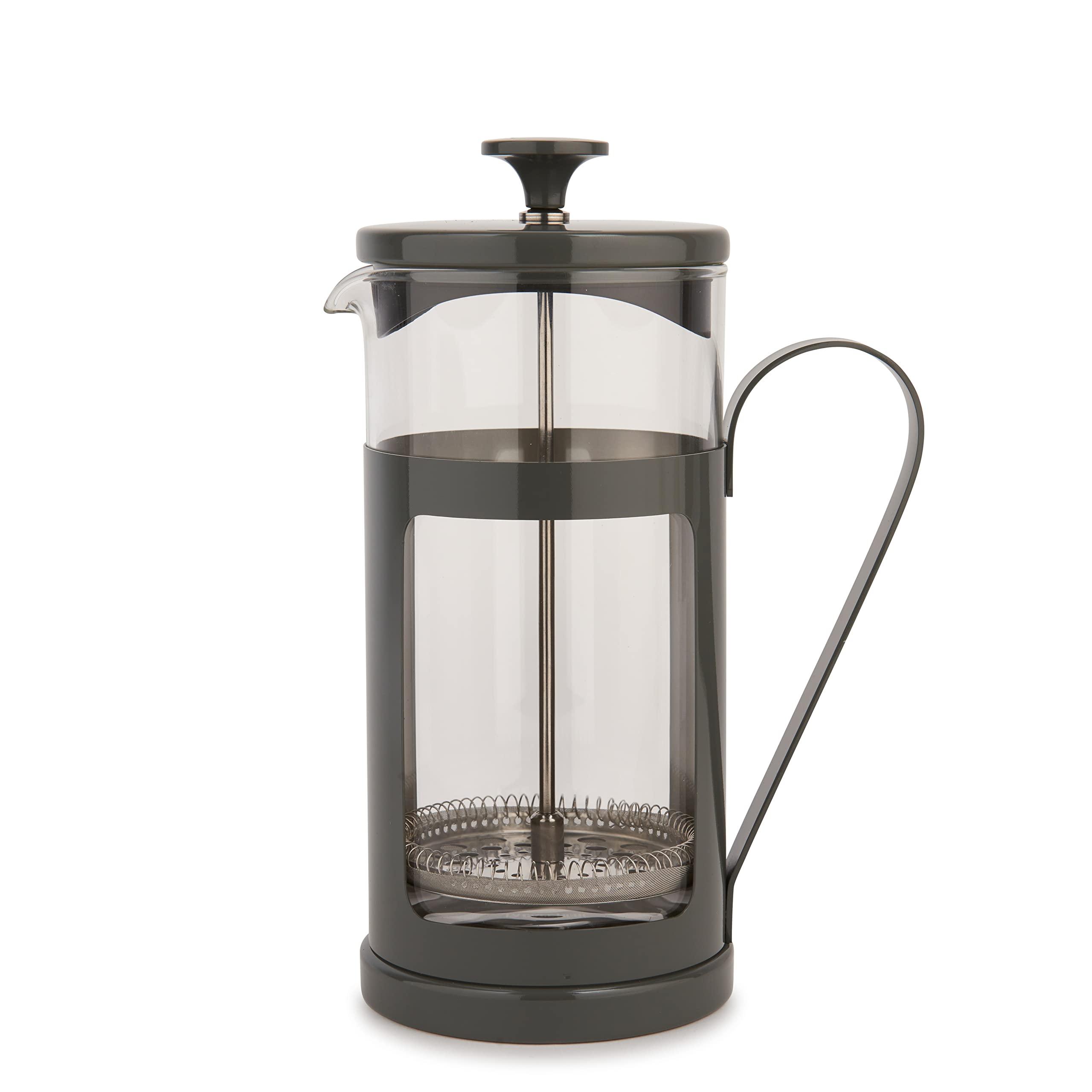 La Cafetière Monaco Stainless Steel Cafetière, Eight Cup, Grey, Gift Boxed