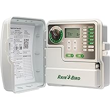 Rain Bird SST1200OUT Simple-to-Set Indoor/Outdoor Sprinkler/Irrigation Timer/Controller, 12-Zone/Station (This New/Improved Model Replaces SST1200O),Gray/Green