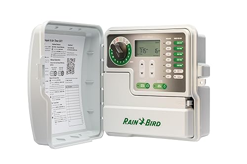 Vista 8 de Rain Bird sst600in sistema de rociadores de interiores fácil de instalar con temporizador y controlador, 6 zonas/estación