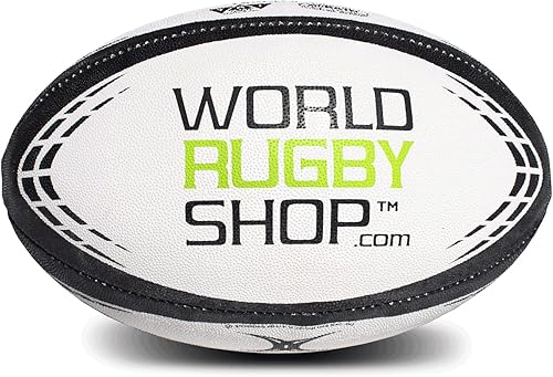 Miniatura 2 de World Rugby Shop X Gilbert G-TR4000 - Pelota de rugby para adultos y jóvenes, tallas 3, 4 y 5, cosida a mano, construcción de 3 capas