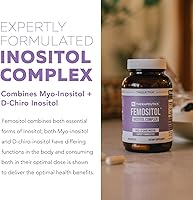 Vista 3 de Suplemento de inositol Complejo de mio-inositol y D-Chiro Inositol - Proporción 40:1 clínicamente validada (vitamina B8) Equilibrio hormonal