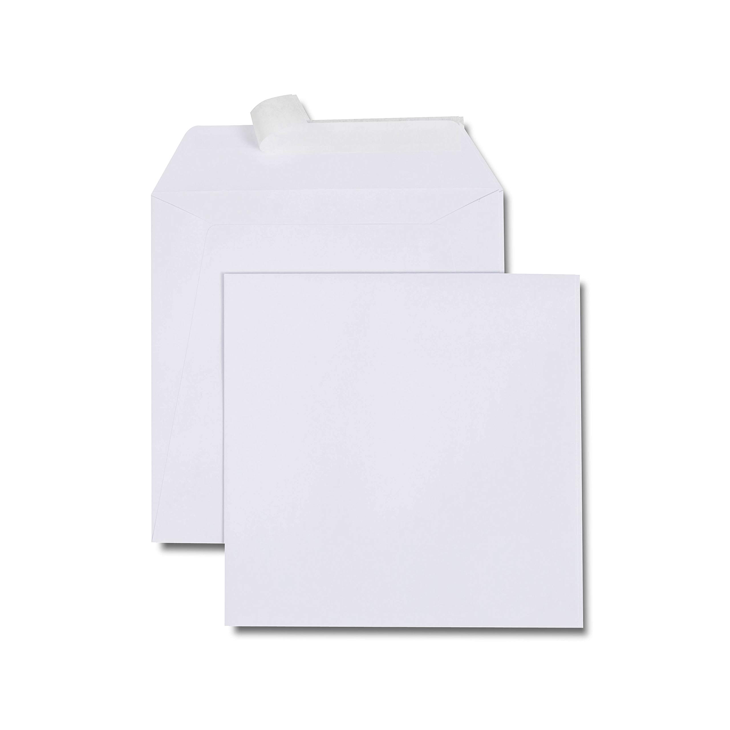 Enveloppebulle - 500 buste quadrate, 220 x 220 cm, 90 g/m2, colore: Bianco, 500 Pezzi