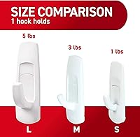 Vista 5 de Command – Gancho de utilidad grande 12 tiras, Organizar, Libre de daños