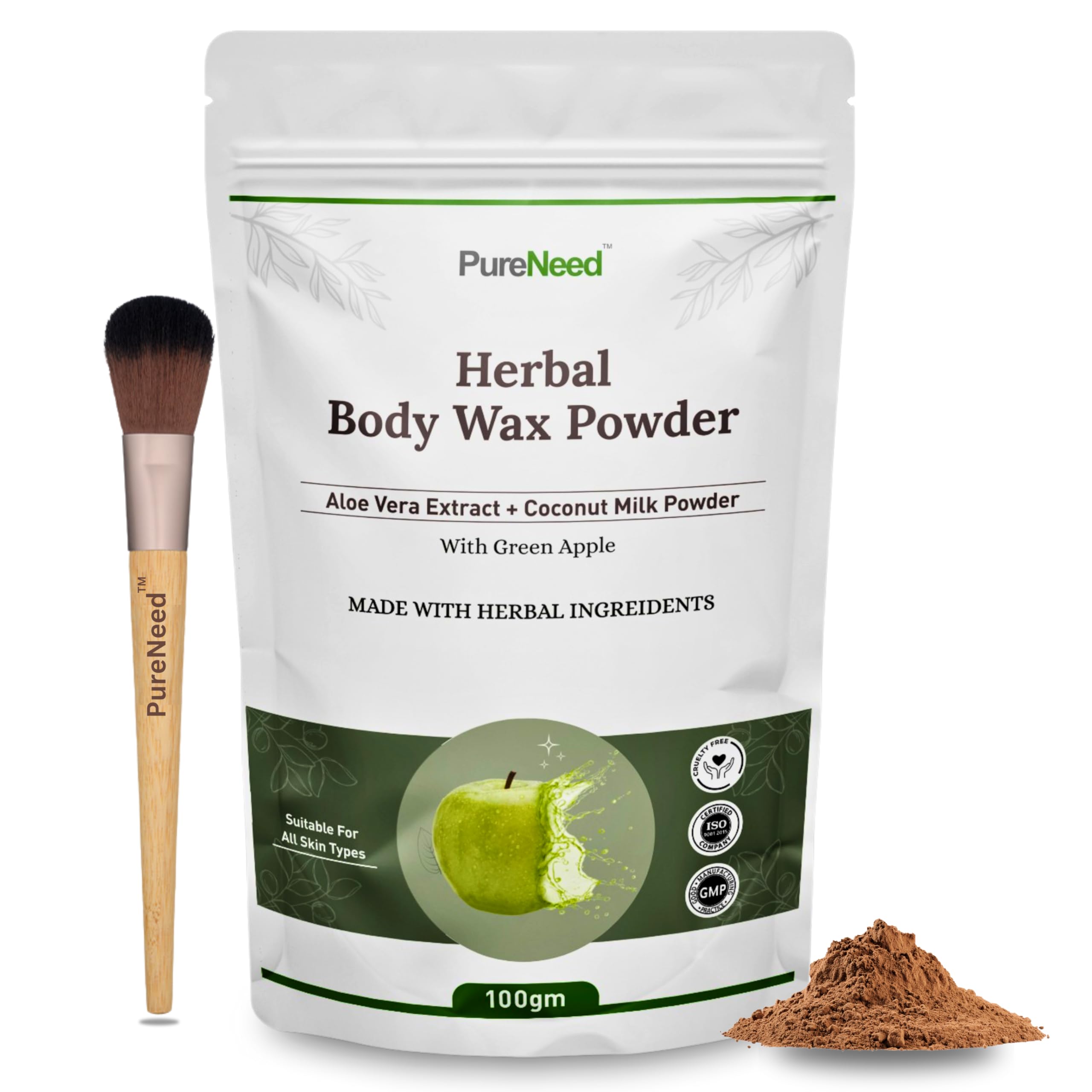 PURENEED Wax Powder for Hair Removal with Aloevera & Multani Mitti Powder, Painless Hair Remover for Women & Men | No Harmful Chemicals, Irritation & Skin Rashes - 100 gm (Pack of 1) (B0D1KYVV24) Amazon Price History, Amazon Price Tracker
