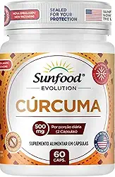 Cúrcuma SUNFOOD EVOLUTION 60 Cápsulas