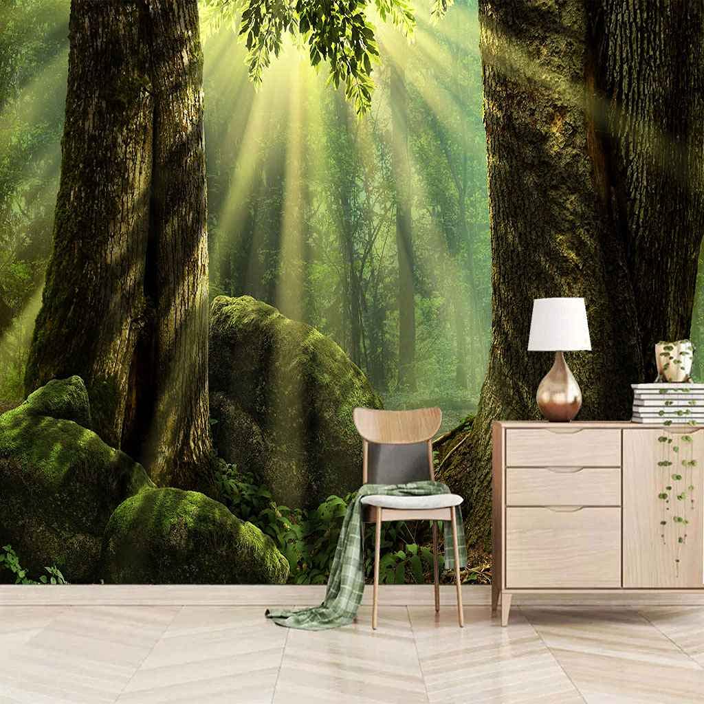 Papier peint panoramique auto-adhésif en toile pour relooker vos murs