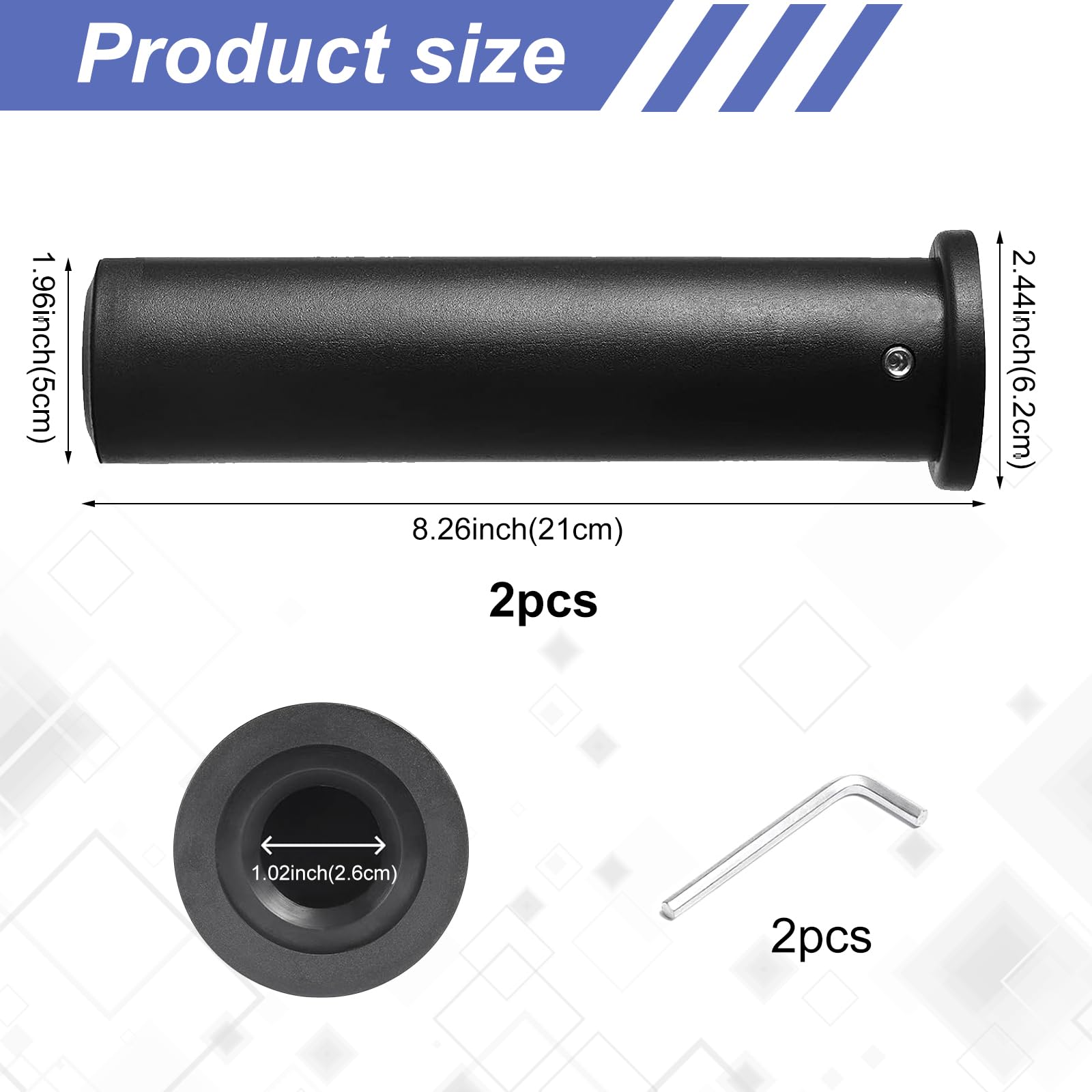 Olympic Adapter Sleeve 50mm - Konvertiert Standard- Zu Olympiastangen