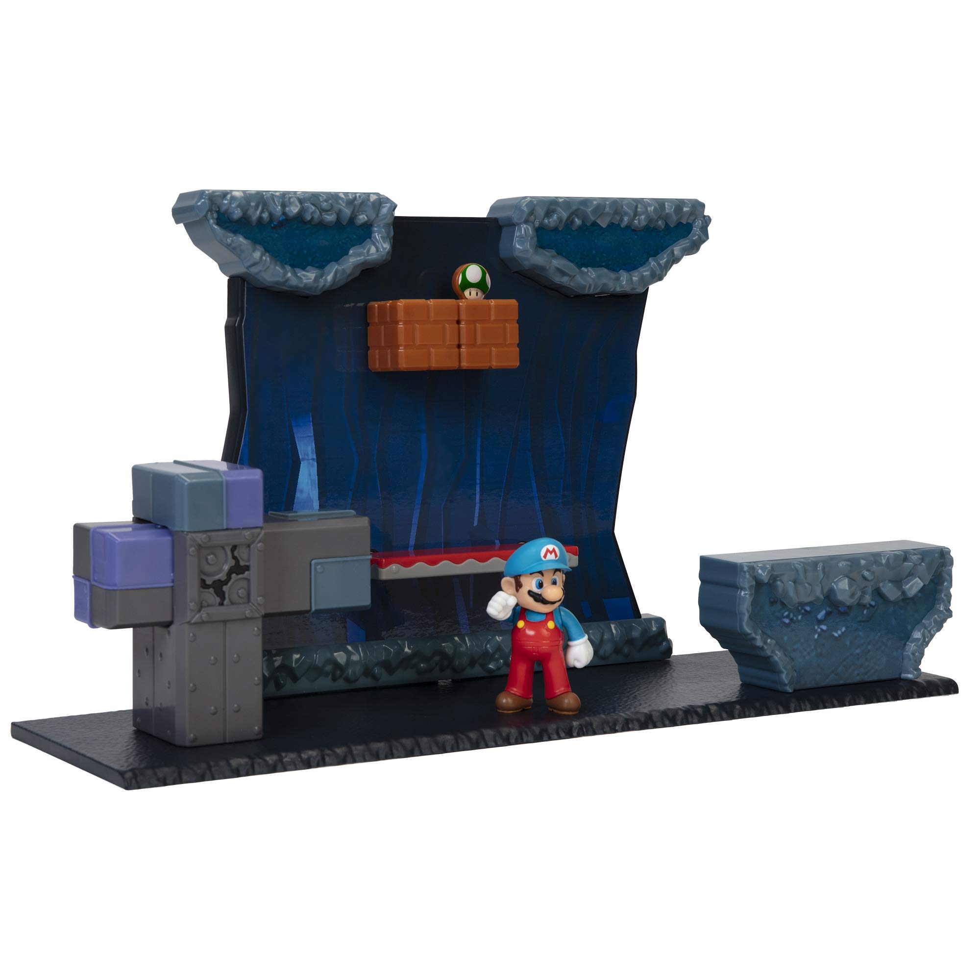 Image secondaire de Nintendo Super Mario- Ensemble de Jeu avec Figurine Mario Le Monde sous-Terrain 9 piéces