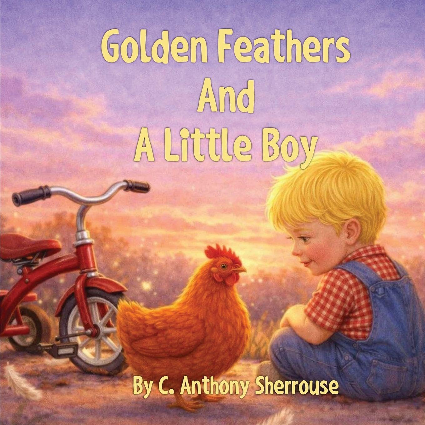 Golden Feathers And A Little Boy      Paperback – Large Print, February 12, 2026