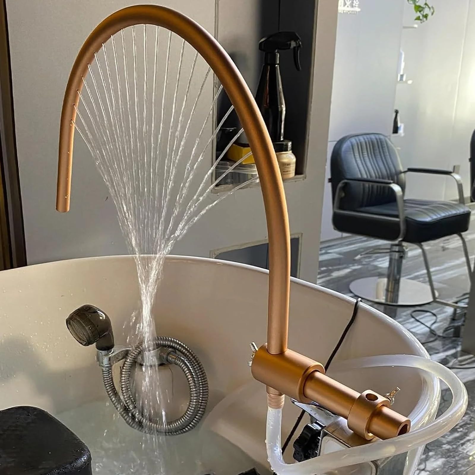 Cadre d'équipement de spa de tête pour rituel de soin capillaire relaxant