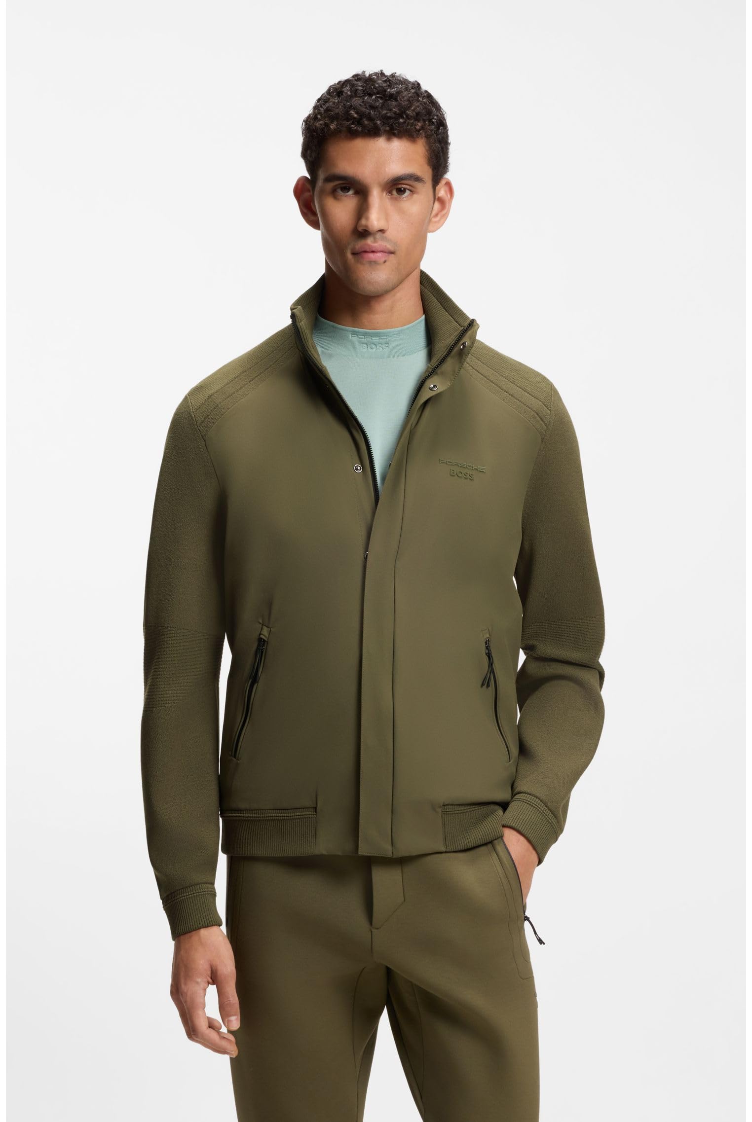 BOSS Herren Knitted Jacket