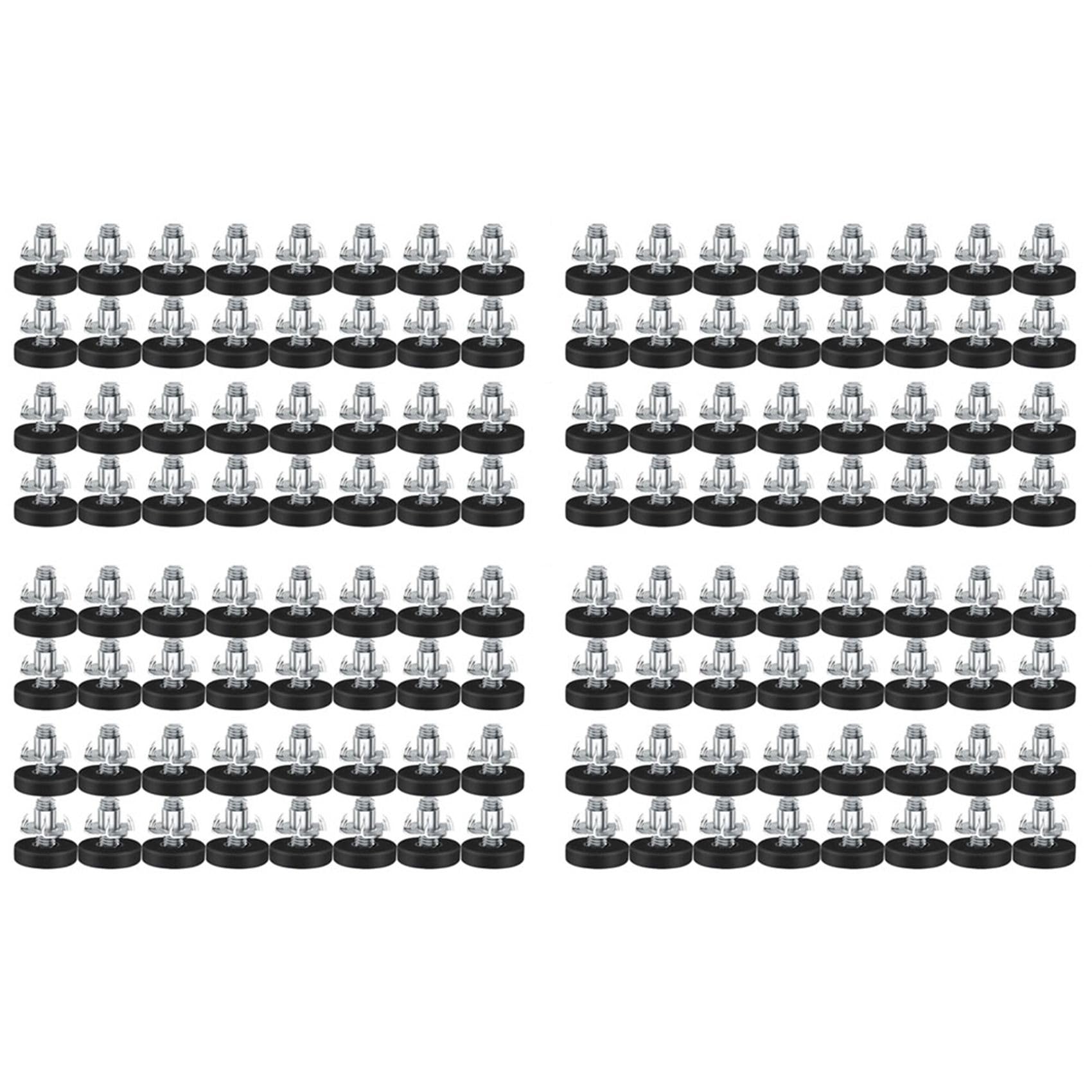Jnchdghwa As Shown 128 Pcs M6 Thread Adjustable Furniture Levelers In Chair Feet Adjustable Furniture Feet Leg Levelers