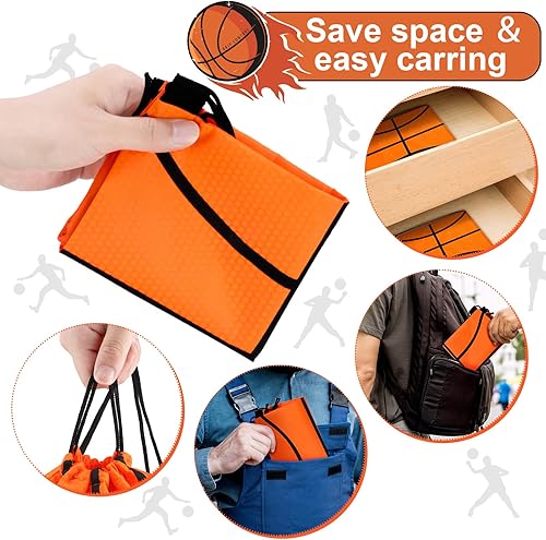 Miniatura 3 de 12 bolsas pequeñas deportivas con cordón para dulces para fiesta deporte con cordón para regalo regalos como se ve en las fotos Estilo de baloncesto