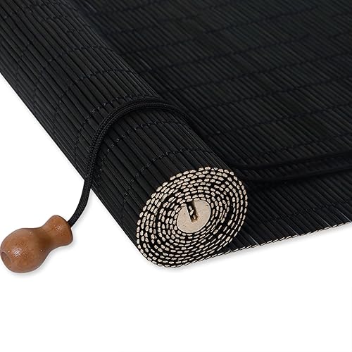 Persianas de bambú para patio al aire libre, persianas de bambú para ventanas, persianas enrollables para filtrar la luz, persianas de bambú,