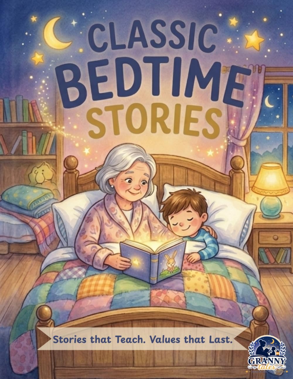 Classic Bedtime Stories: 6 Beautifully Illustrated Moral stories for Kids, Toddlers, and Preschoolers. (Granny Tales: Classic Moral Stories)