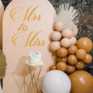 Miss to Mrs Wall Stickers, Engagement Party Background Wall Sticker，Miss to Mrs Sign Wall Decal，Bridal Shower Decal, Engagement Party Decorations.