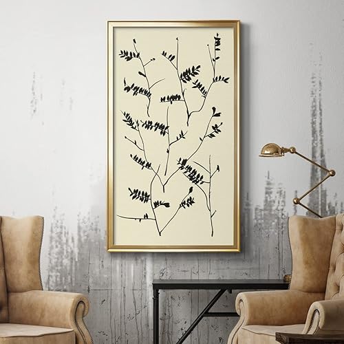 Miniatura 5 de Renditions Gallery Feeling Wild II - Impresiones botánicas modernas para decoración de pared, 16 x 28 pulgadas, marco dorado, arte de pared floral