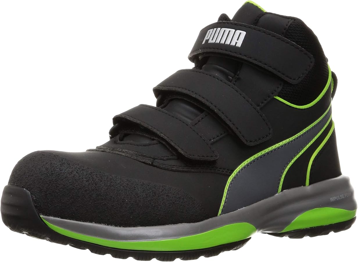 Amazon | [プーマ] 安全靴 作業靴 ラピッド 25.0cm グリーン 面