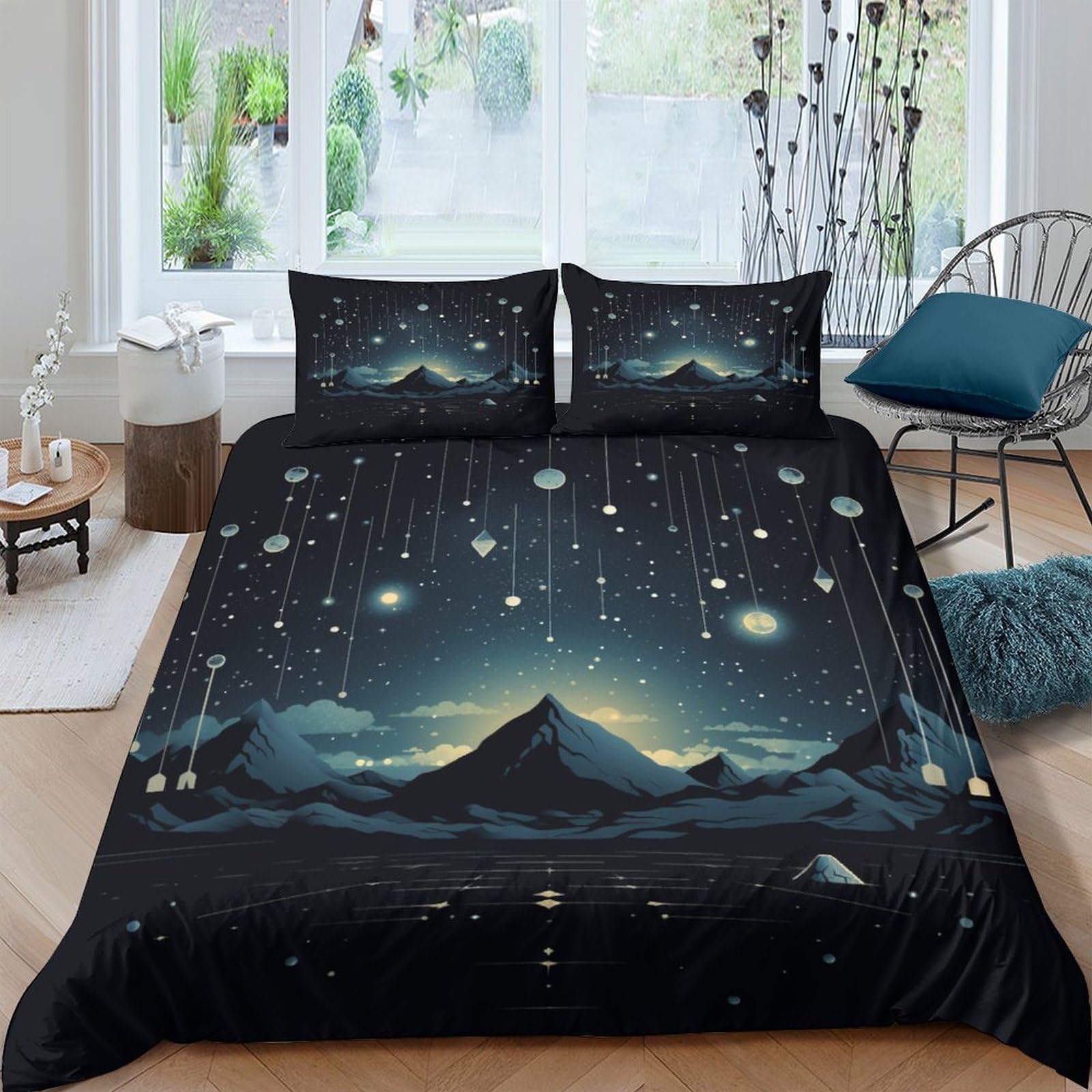 Housse de couette avec fermeture éclair fini la couette qui glisse du lit