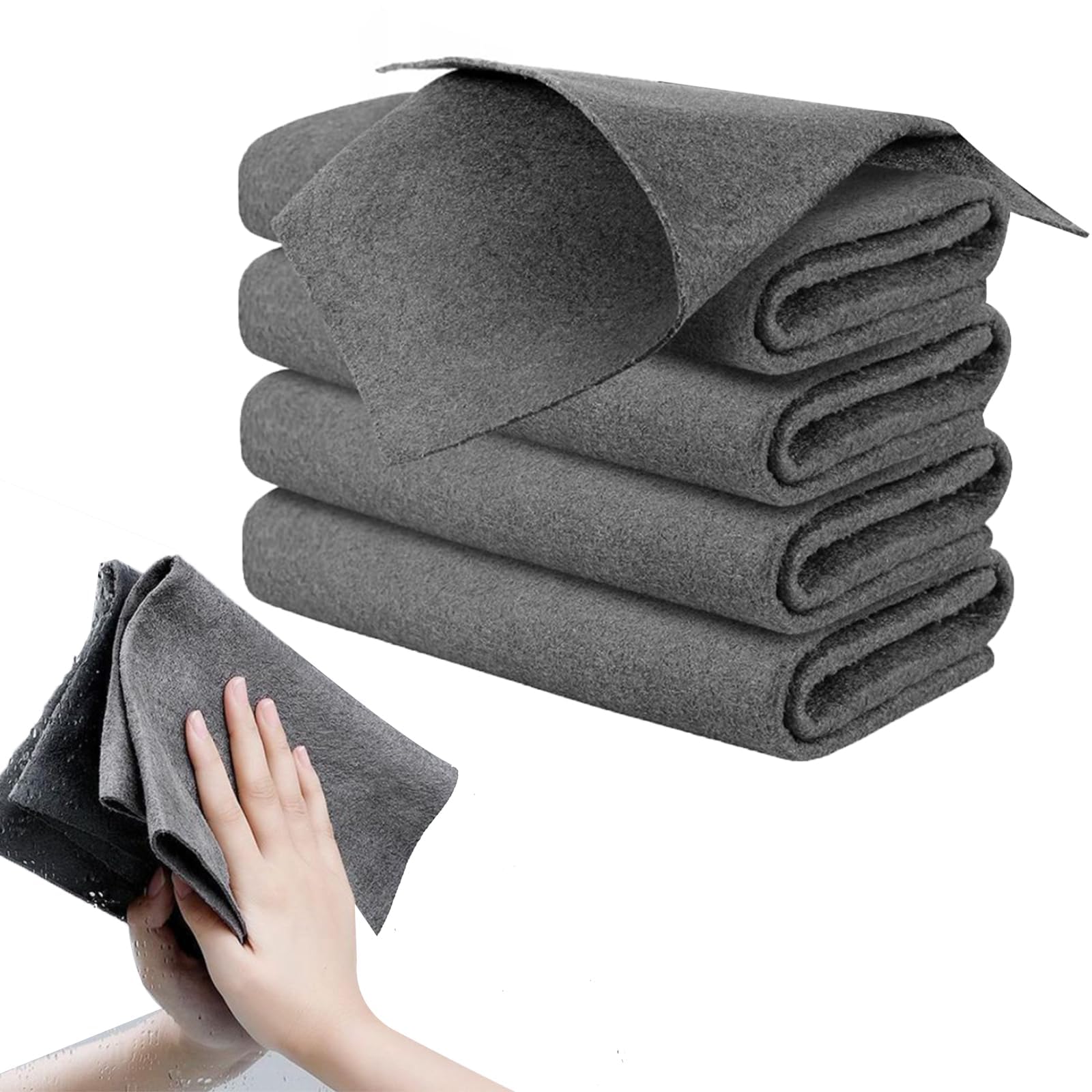 5pcs Magical Cleaning Cloths Magicc Cloth Magicwipe Bathroom Drying Cloth