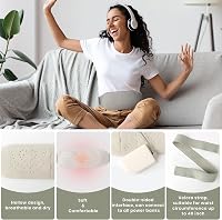 Nalezuns Hordozható Melegítő Öv 3 Hőfokozattal, USB Töltős Mosható Elektromos Fűtőpárna Menstruációs és Hátfájás Ellen, Szürke 6