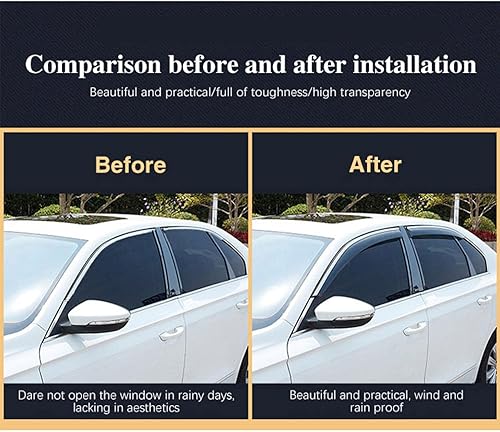 Visera de ventana de coche para Benz Clase S W221 W222 S350 S400 S500 2006-2020 Visera de ventana de protección solar y lluvia disponible en Yaxa Guatemala