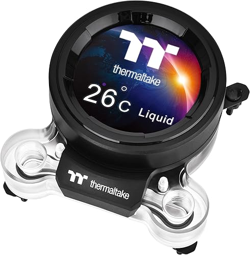 Thermaltake Pacific MX2 Ultra CPU Waterblock pantalla LCS de 21 pulgadas sensor de temperatura del agua integrado LGA 1700 CL-W332-CU00SW-A