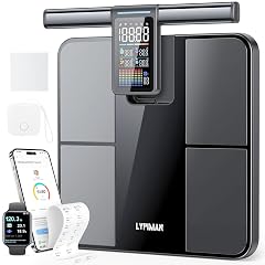Smart Scale for Body Weight and Fat BMI Muscle Mass 57 Body Composition Measurement 8 Electrodes Digital Bathroom