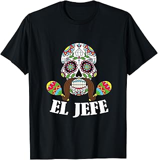 Dias de los Muertos Mexican Day of the dead El Jefe | Mens T-Shirt