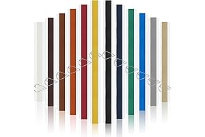 Retro Color Multifunctional Elastic Bookmark and Paperclip Set