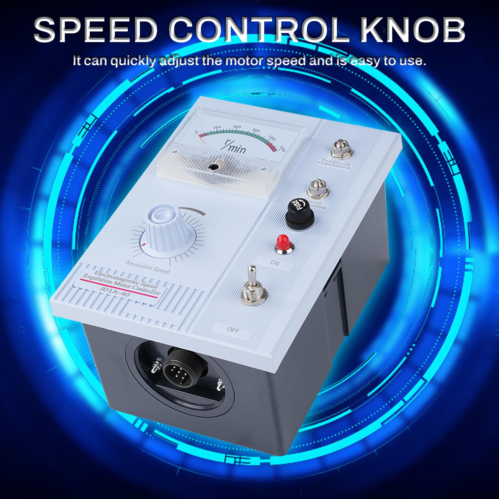 Regolatore di velocità del motore, Regolatore Regolabile Elettromagnetico con Controllo Della Velocità Variabile per il Controllo del Motore Dell'attrezzatura Industriale AC 220V 15-45KW