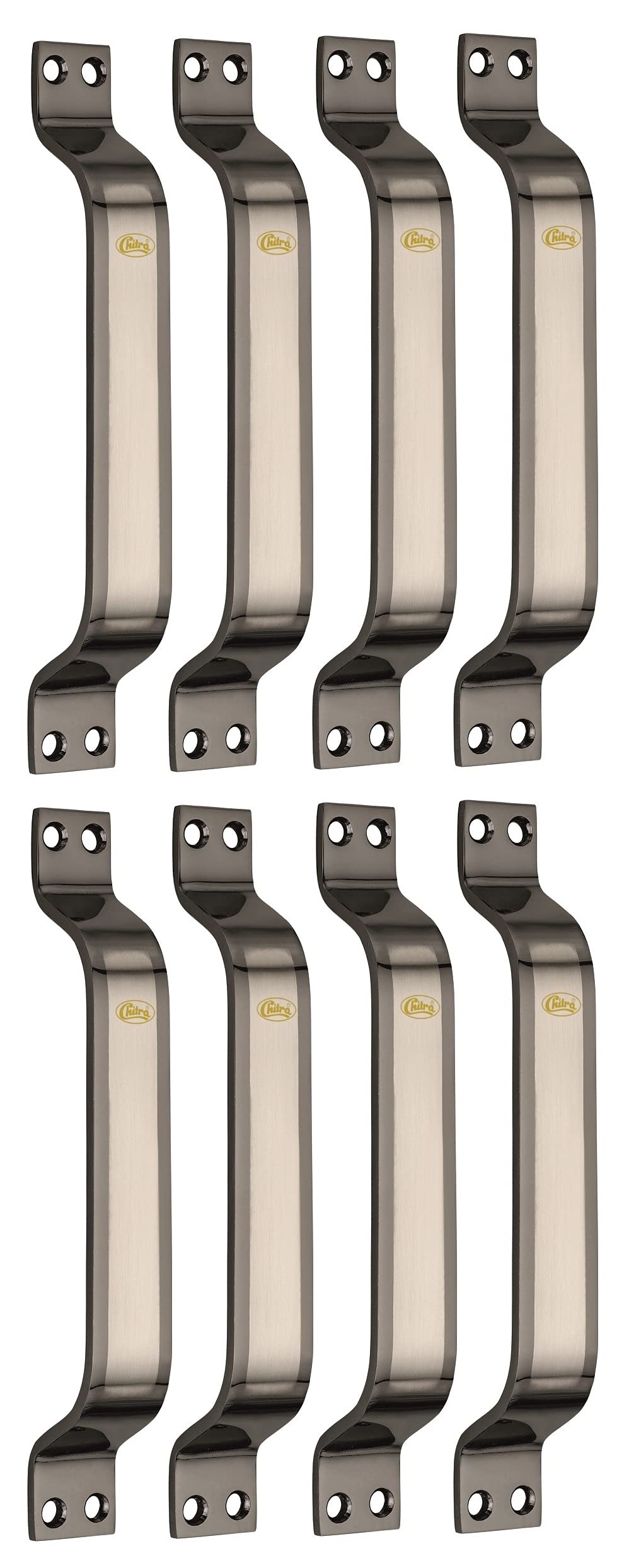 Chitra Wave Stainless Steel Door/Cabinet Handles Pack of 6 (6 Inch, Black), Pull Handle — Amazon image 16
