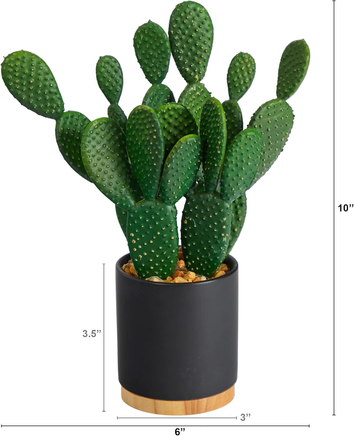 Nearly Natural 10in. Cactus Succulent Artificial Plant in Planter