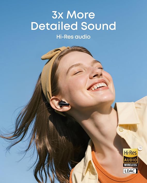 soundcore Anker P31i, Real-Time Adaptive Noise Cancelling, Hi-Res Sound