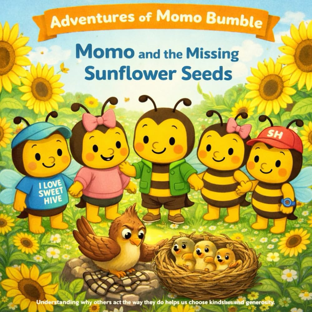 Momo and the Missing Sunflower Seeds: A Social-Emotional Learning Story About Kindness, Empathy, and Sharing (Adventures of Momo Bumble)